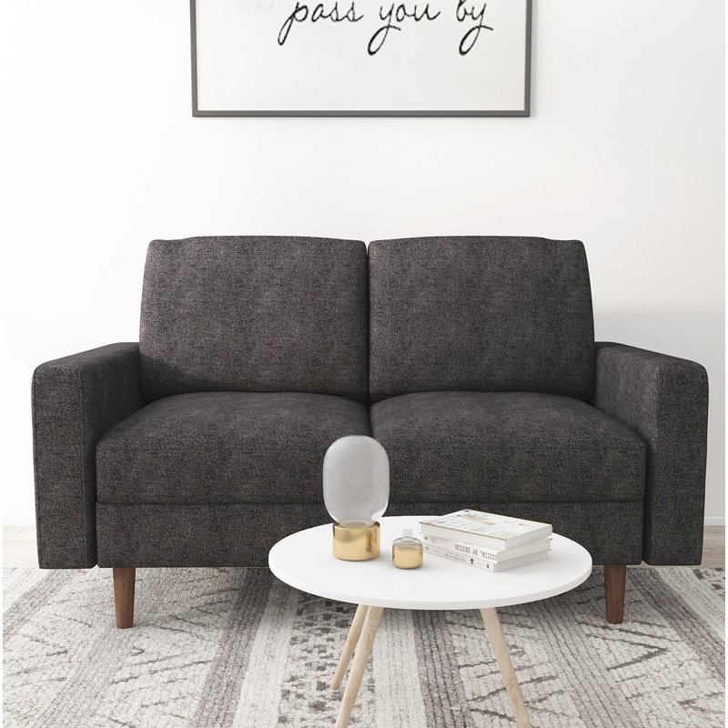 ifurniture Grimsby Velvet 50.4'' Square Arm Loveseat Wayfair.ca